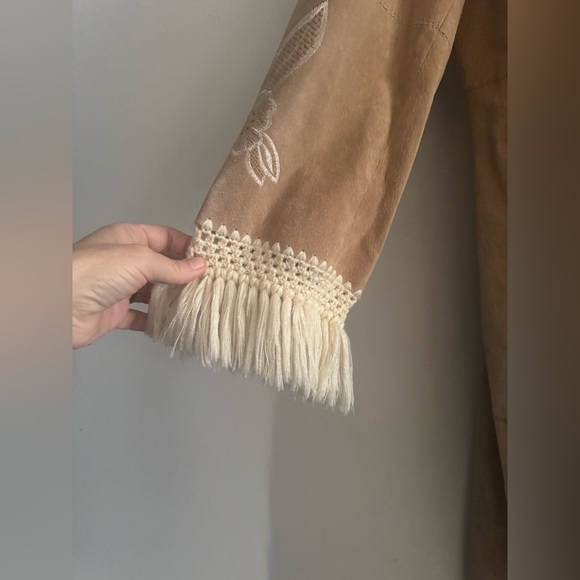 Via Accenti vintage embroidered fringe coat - Picture 10 of 11